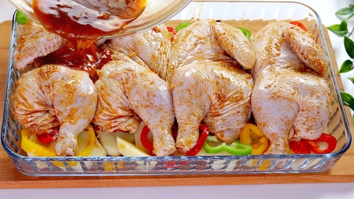 فراخ متبلة بالواحدة